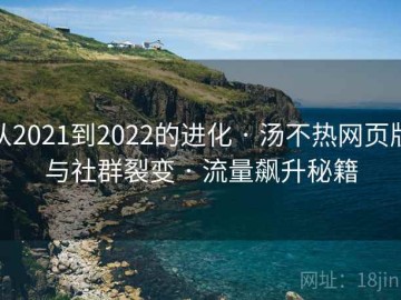 从2021到2022的进化 · 汤不热网页版与社群裂变 · 流量飙升秘籍