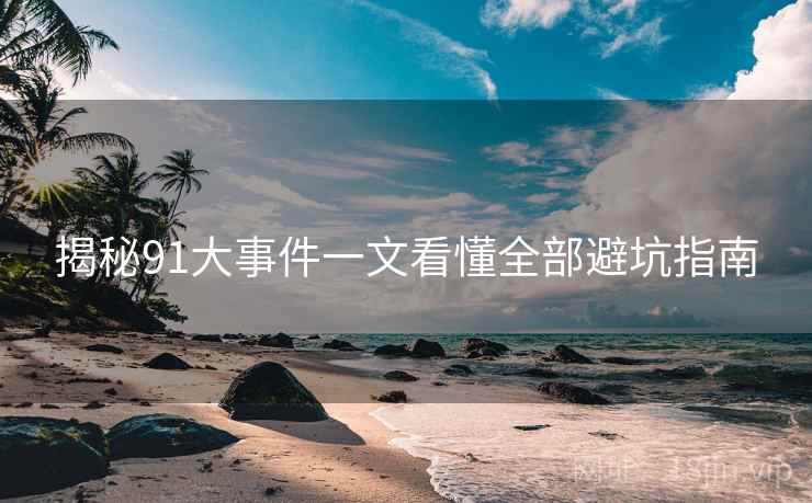 揭秘91大事件一文看懂全部避坑指南