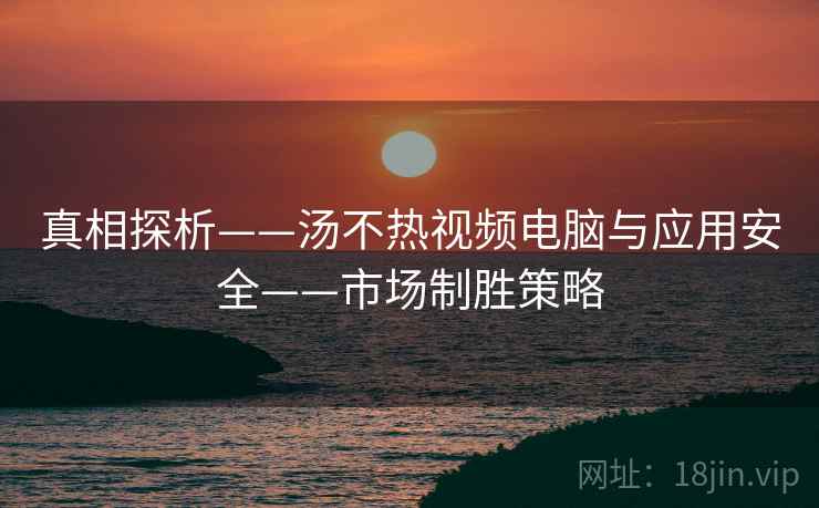 真相探析——汤不热视频电脑与应用安全——市场制胜策略