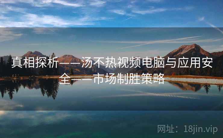 真相探析——汤不热视频电脑与应用安全——市场制胜策略