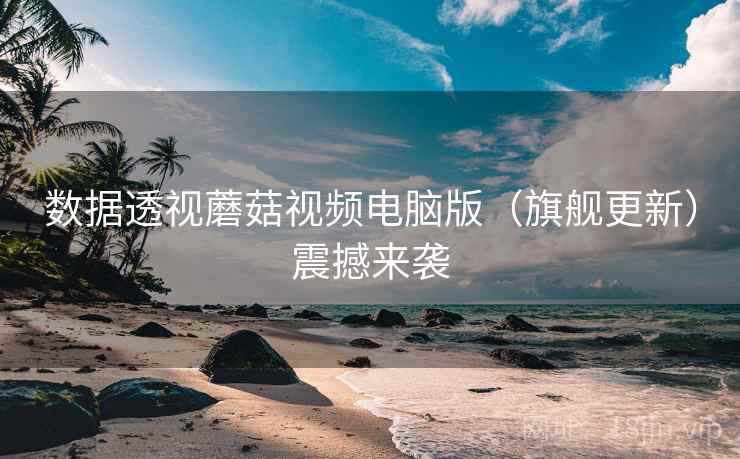 数据透视蘑菇视频电脑版（旗舰更新）震撼来袭
