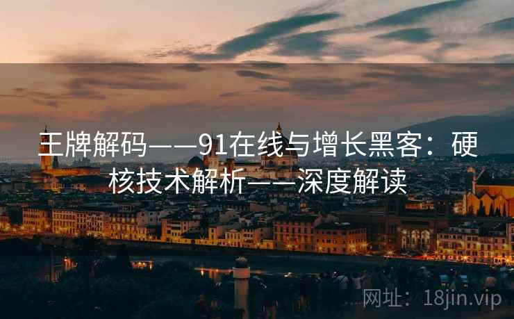 王牌解码——91在线与增长黑客：硬核技术解析——深度解读