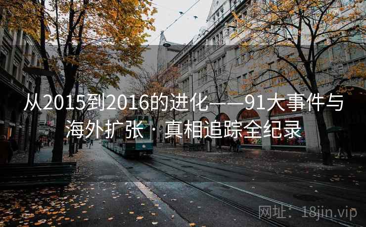 从2015到2016的进化——91大事件与海外扩张 · 真相追踪全纪录