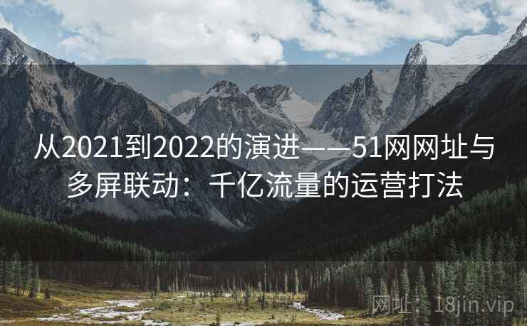 从2021到2022的演进——51网网址与多屏联动：千亿流量的运营打法