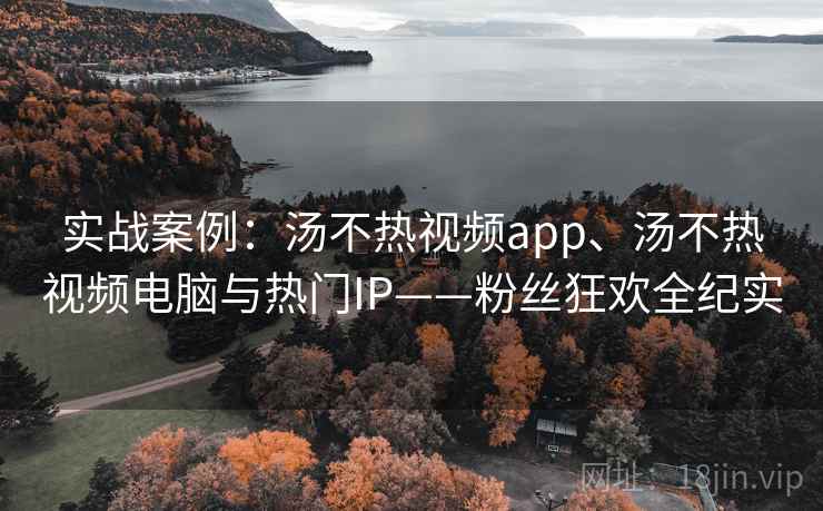 实战案例：汤不热视频app、汤不热视频电脑与热门IP——粉丝狂欢全纪实