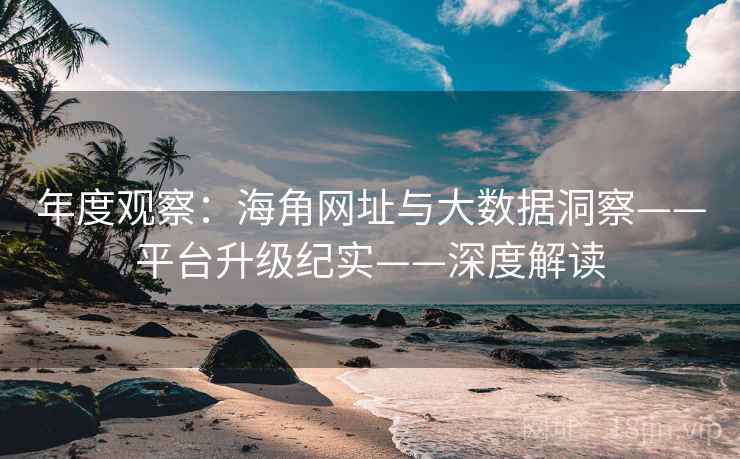 年度观察：海角网址与大数据洞察——平台升级纪实——深度解读