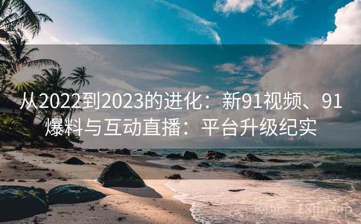 从2022到2023的进化：新91视频、91爆料与互动直播：平台升级纪实